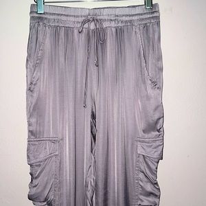 Young Fabulous & Broke satin cargo pants